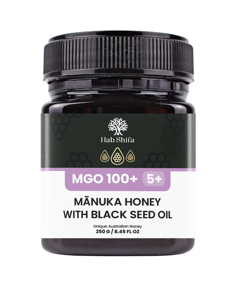 Manuka Honey (MGO100+) with Black Seed Oil 250g