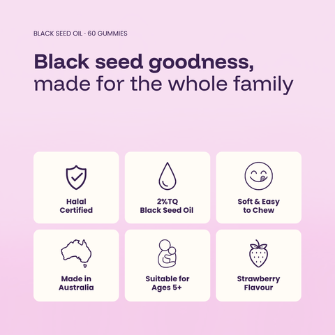 Black Seed Oil 60 Gummies