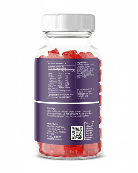 Black Seed Oil 60 Gummies