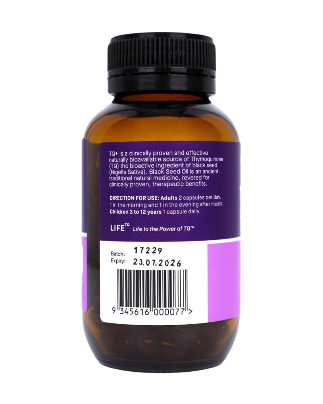 TQ+ Ultra Strength Black Seed Oil 120 Capsules - Hab Shifa